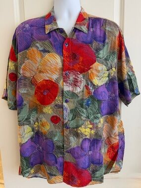 Jams World Men's Hawaiian Aloha Shirt, RARE Collectors Edition, L, Great Cond.